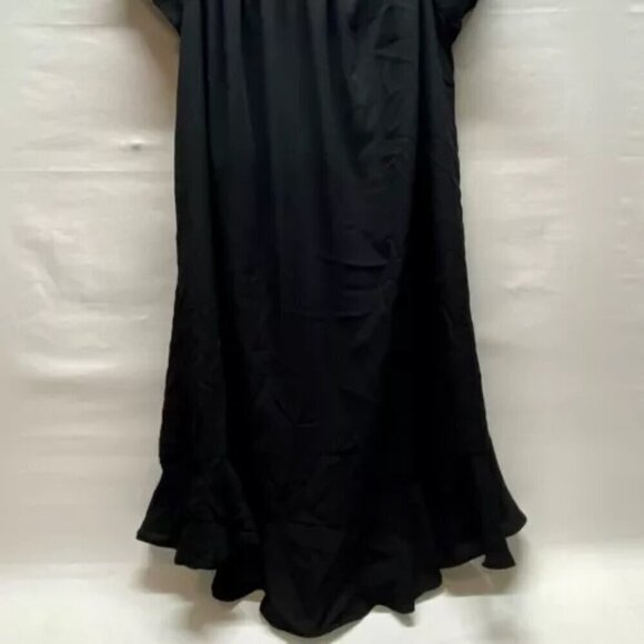 Express Mini Dress Women's Large Black Off Shoulder Lightweight Pullover NWOT - Picture 3 of 12